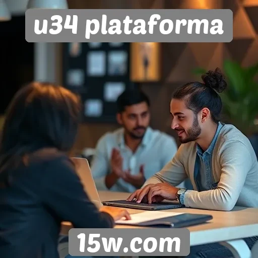 Experiência de usuário no site u34 plataforma